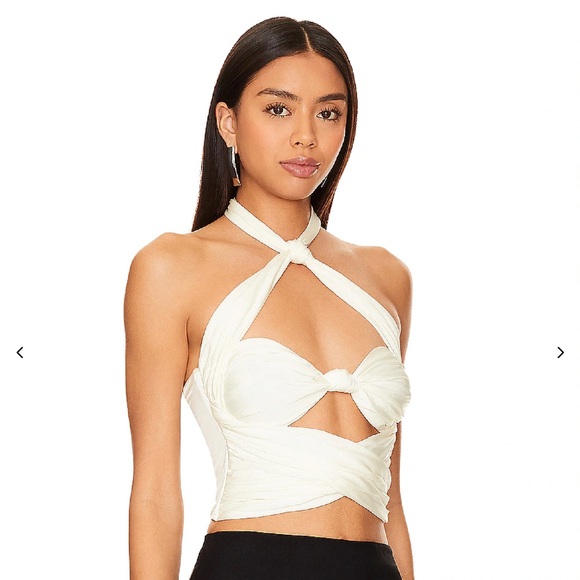 Lovers + Friends Tops - Lovers and friends SOPHIA WRAP HALTER